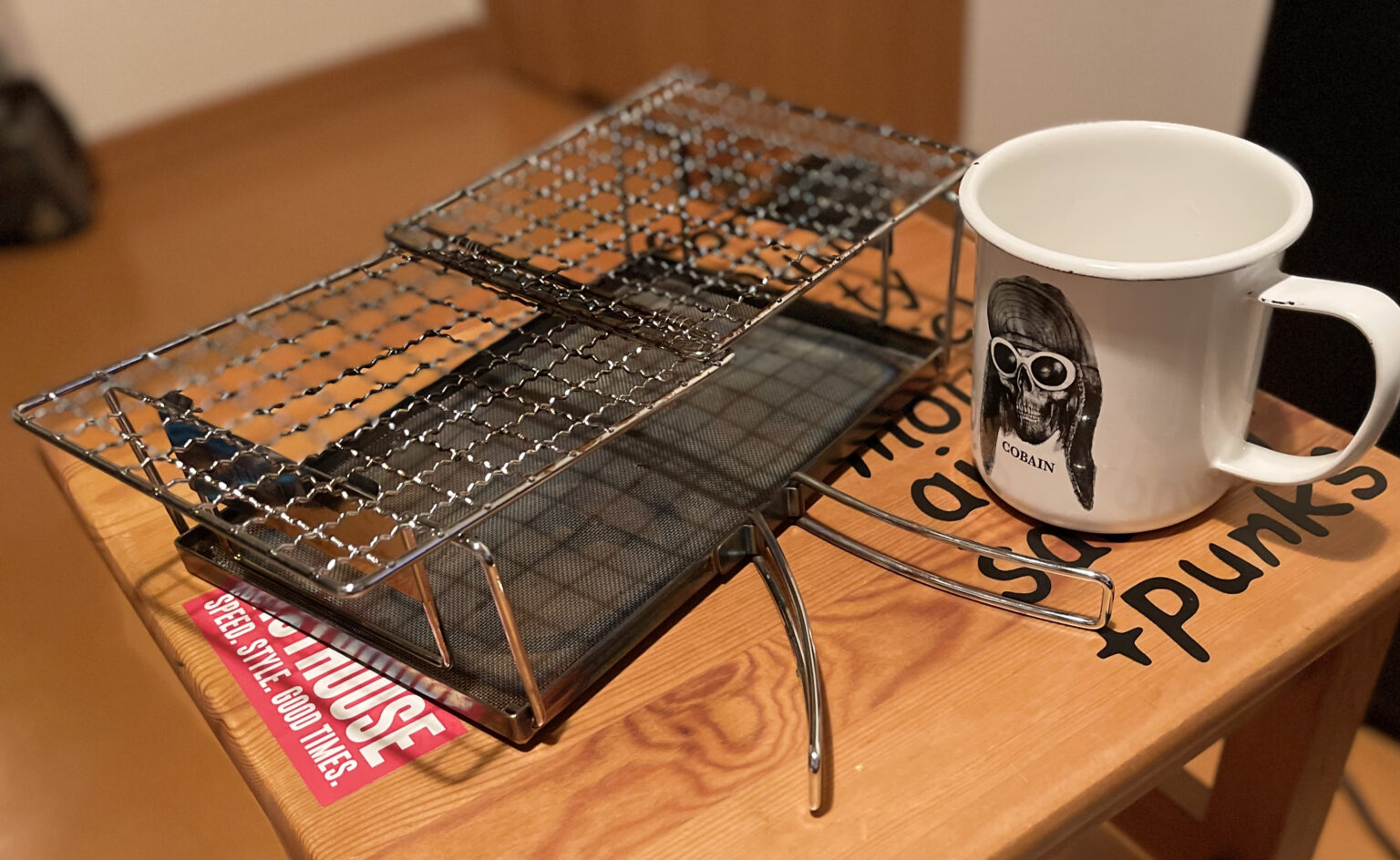 購入５年のユニフレームのマルチロースター