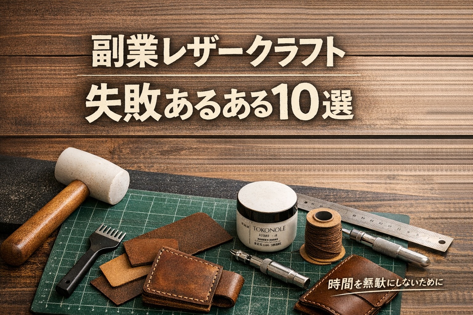 副業レザークラフト 失敗あるある10選、時間を無駄にしないために